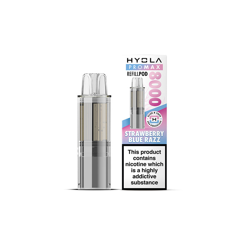 Hyola Pro Max 8000 Strawberry Blue Razz Prefilled Pod