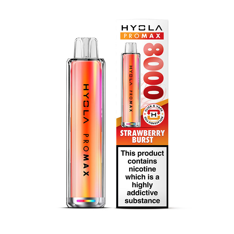 Hyola Pro Max 8000 Strawberry Burst Prefilled Pod Kit