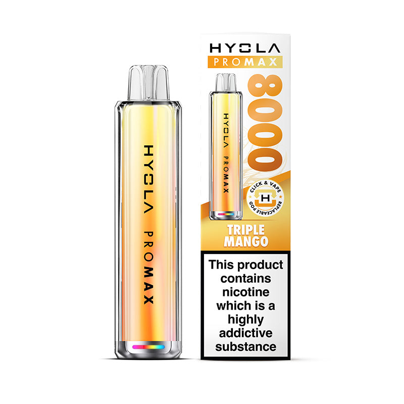 Hyola Pro Max 8000 Triple Mango Prefilled Pod Kit