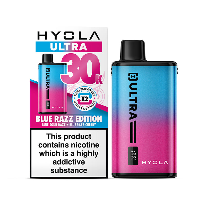 Hyola Ultra 30K Blue Razz Prefilled Pod Kit
