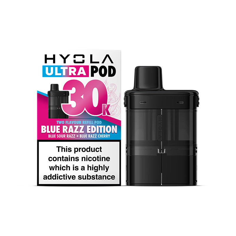 Hyola Ultra 30K Blue Razz Prefilled Pod