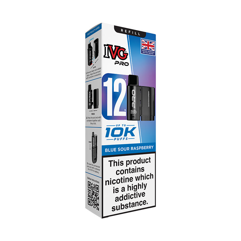 IVG Pro 12 Blue Sour Raspberry Prefilled Pod