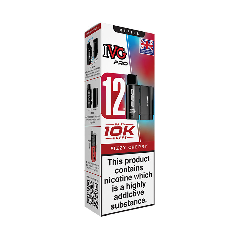 IVG Pro 12 Fizzy Cherry Prefilled Pod