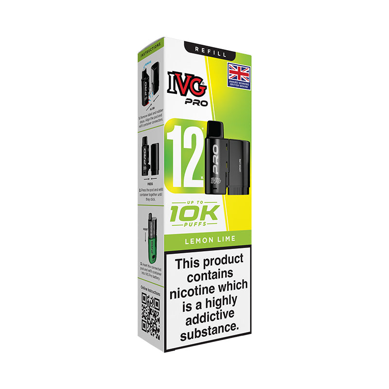 IVG Pro 12 Lemon Lime Prefilled Pod