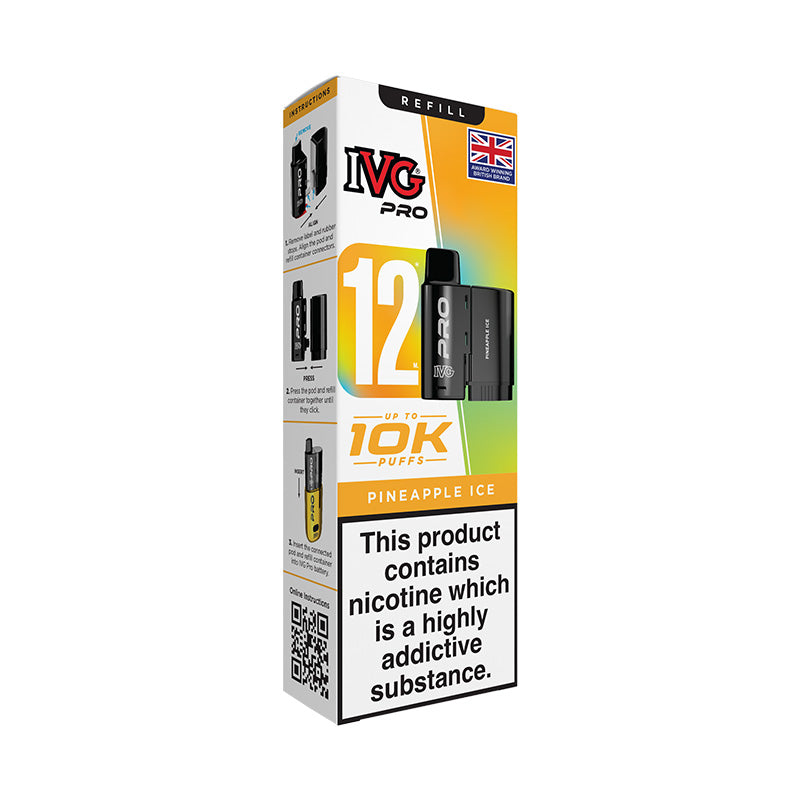 IVG Pro 12 Pineapple Ice Prefilled Pod