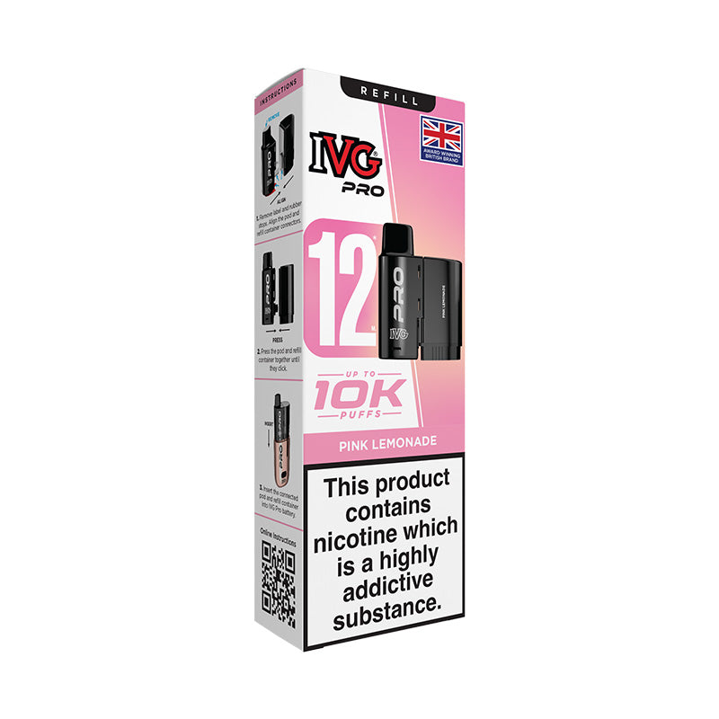 IVG Pro 12 Pink Lemonade Prefilled Pod