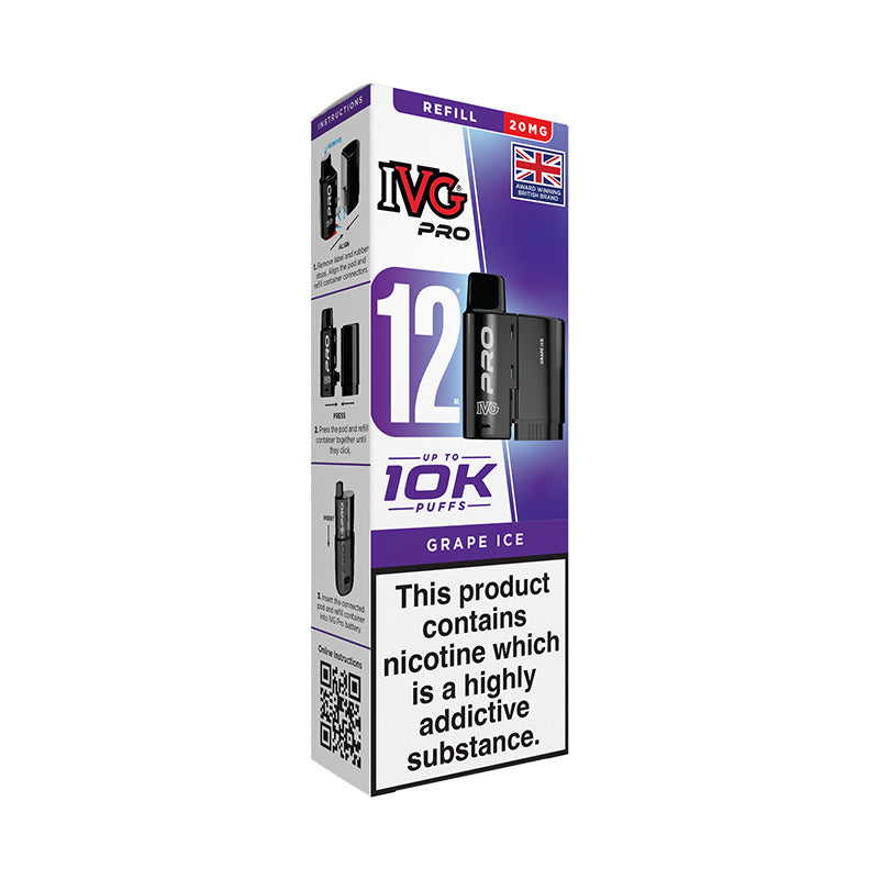 IVG Pro 12 Grape Ice Prefilled Pod