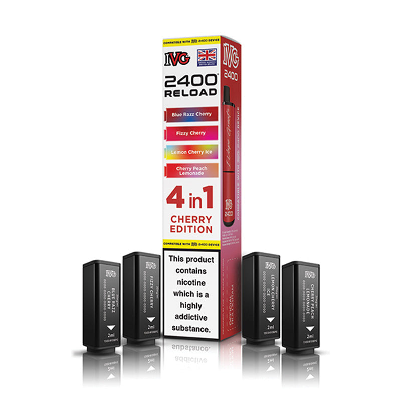 IVG 2400 4 in 1 Cherry Edition Prefilled Pod