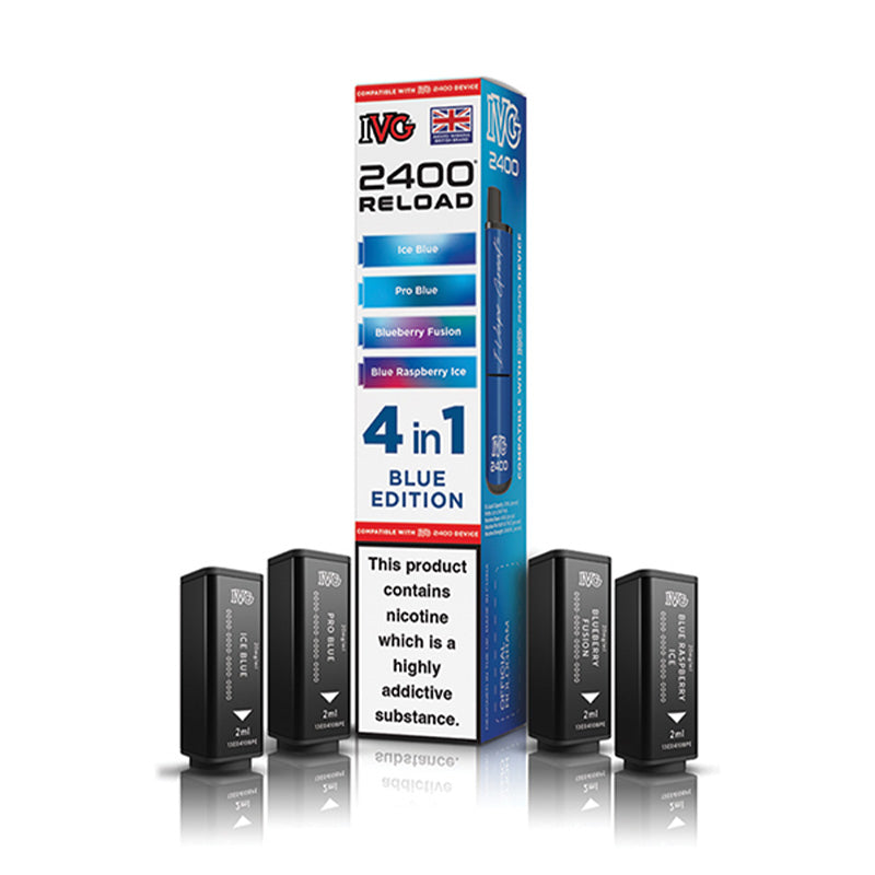IVG 2400 4 in 1 Blue Edition Prefilled Pod