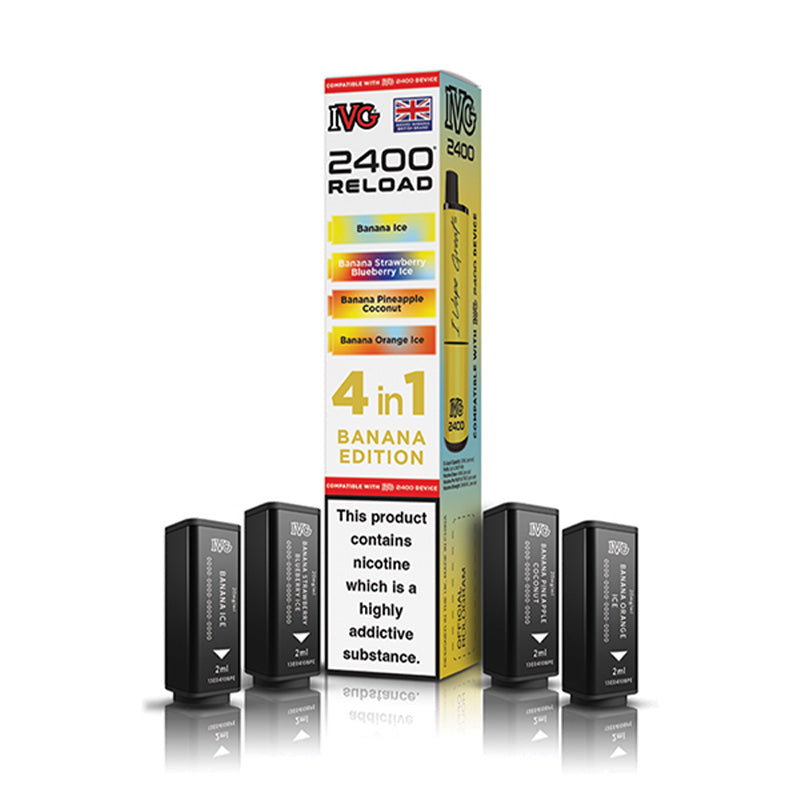 IVG 2400 4 in 1 Banana Edition Prefilled Pod