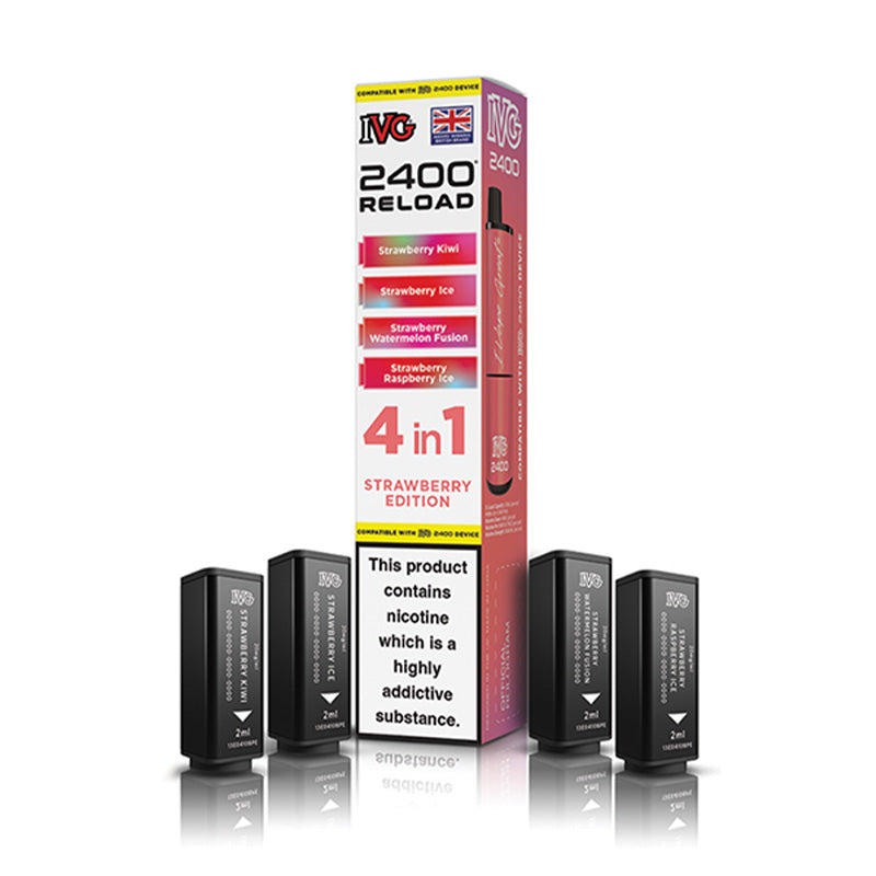 IVG 2400 4 in 1 Strawberry Edition Prefilled Pod