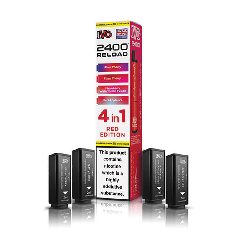 IVG 2400 4 in 1 Red Edition Prefilled Pod