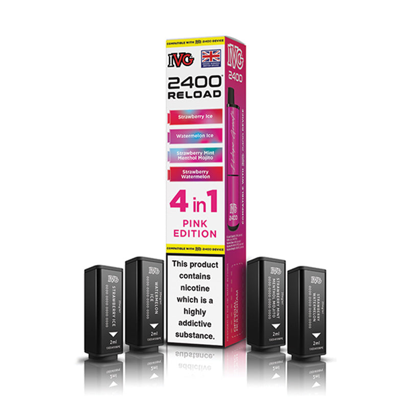 IVG 2400 4 in 1 Pink Edition Prefilled Pod