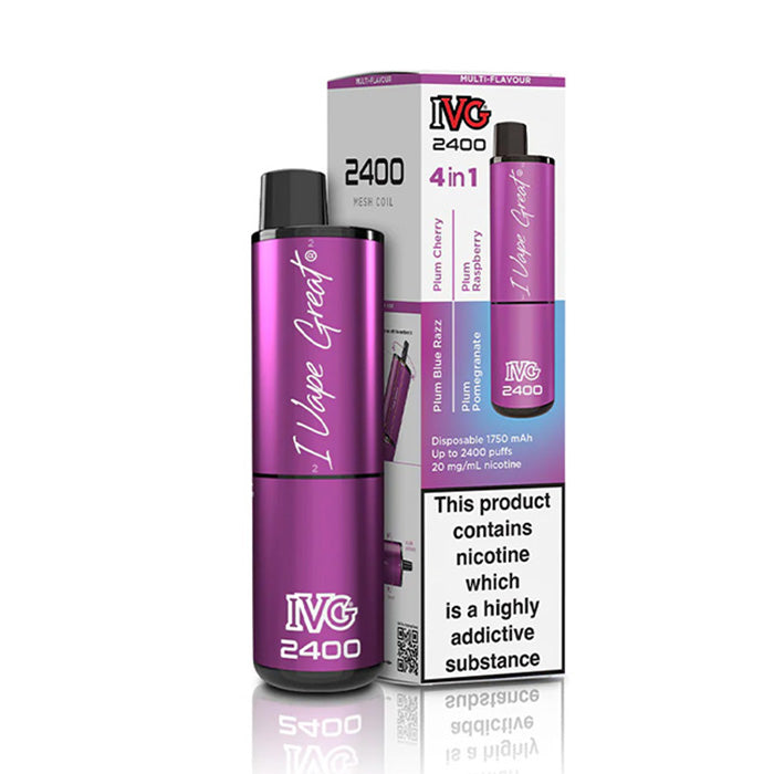IVG 2400 4-in-1 Plum Edition Prefilled Pod Kit
