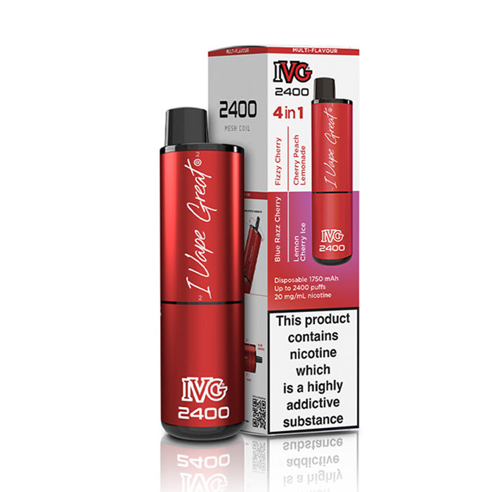 IVG 2400 4-in-1 Cherry Edition Prefilled Pod Kit