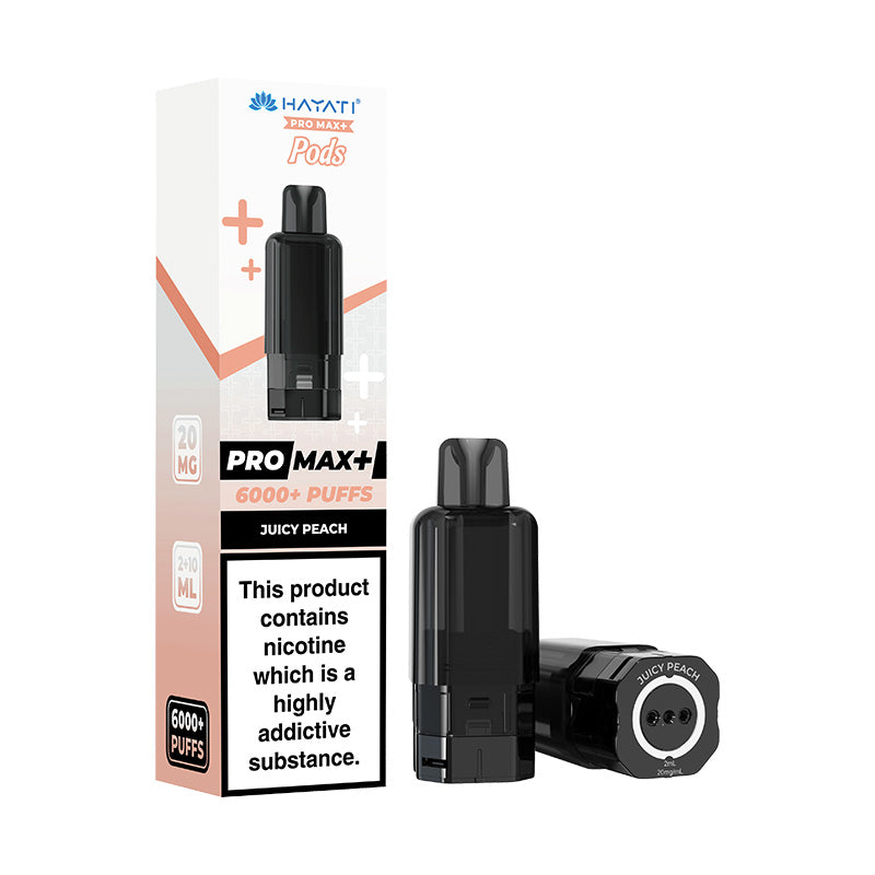Hayati Pro Max Juicy Peach Prefilled Pod