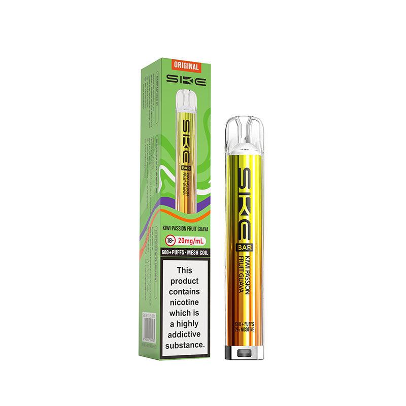 SKE Bar 600 Kiwi Passion Fruit Guava Prefilled Pod Kit