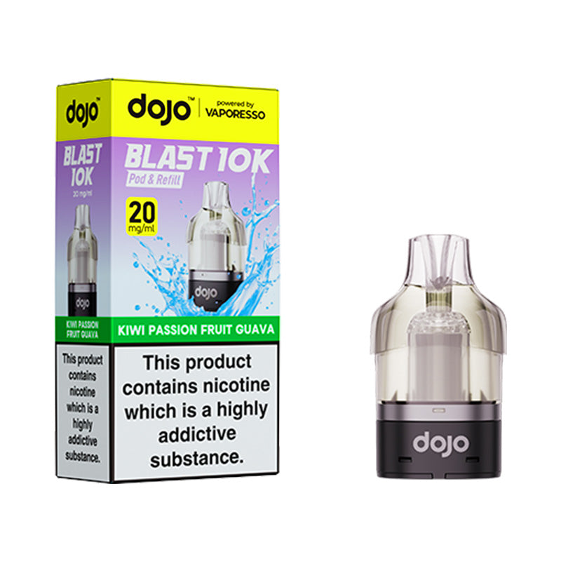 Vaporesso Dojo Blast 10K Kiwi Passion Fruit Guava Prefilled Pod