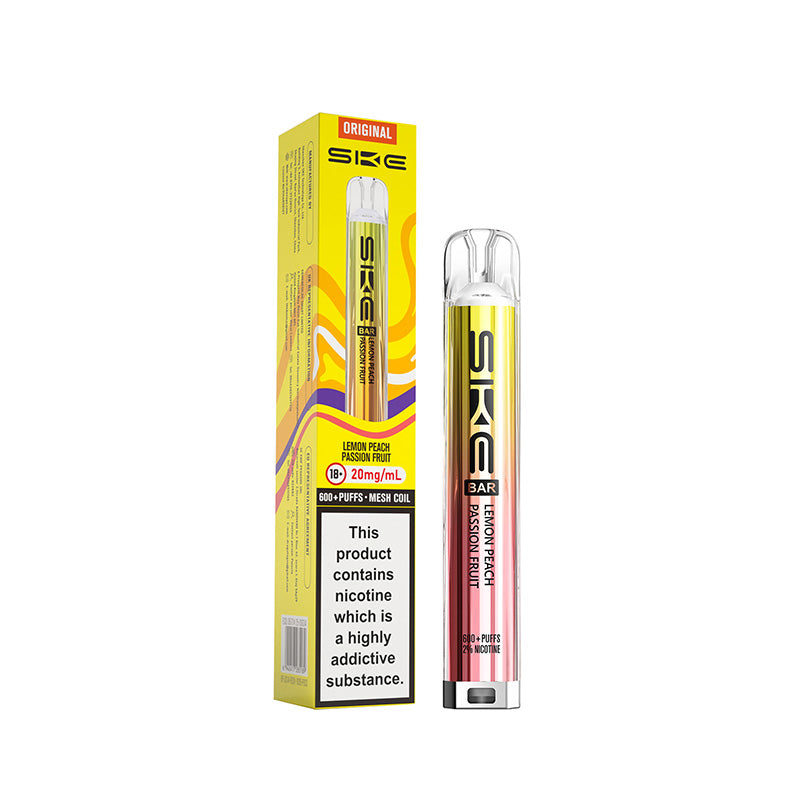 SKE Bar 600 Lemon Peach Passion Fruit Prefilled Pod Kit