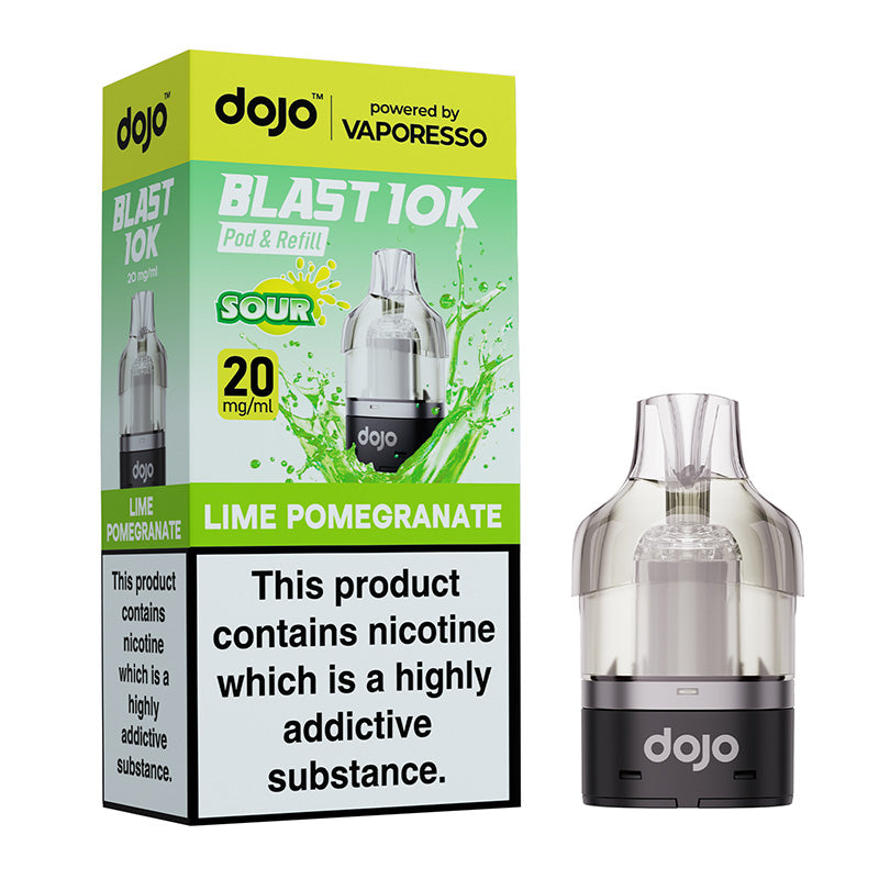 Vaporesso Dojo Blast 10K Lime Pomegranate Prefilled Pod