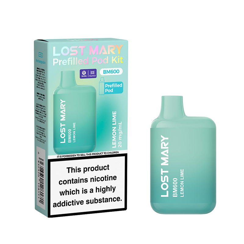 Lost Mary BM600 Lemon Lime Prefilled Pod Kit