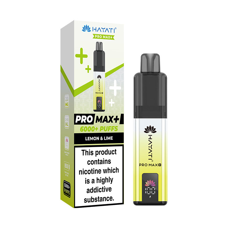Hayati Pro Max 6K Lemon Lime Prefilled Pod Kit