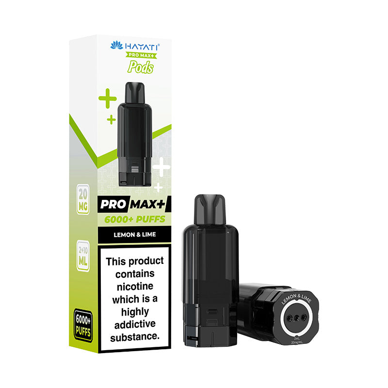 Hayati Pro Max Lemon Lime Prefilled Pod
