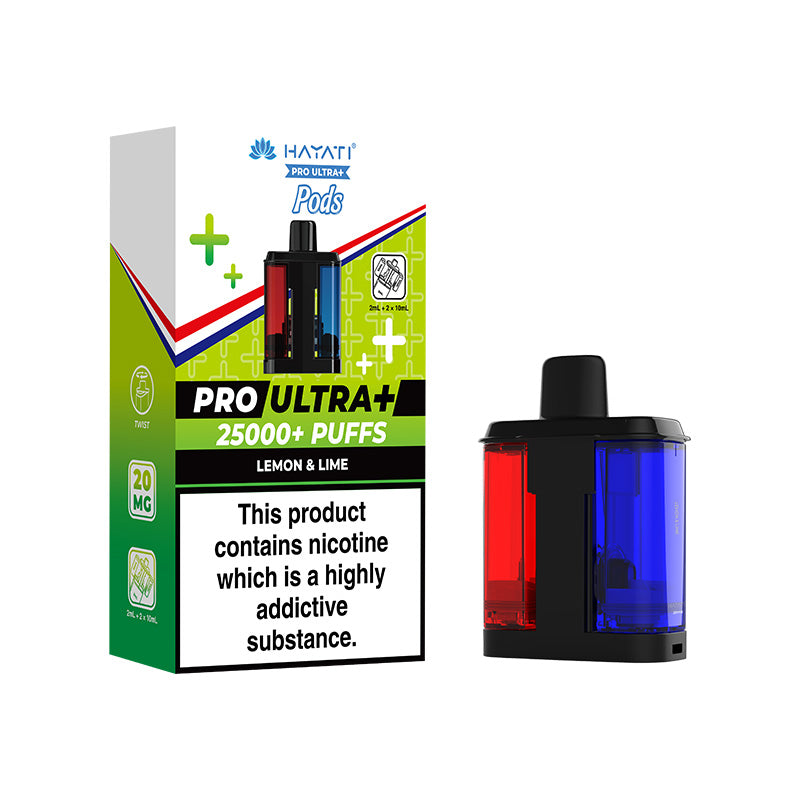 Hayati Pro Ultra+ 25K Lemon & Lime Prefilled Pod