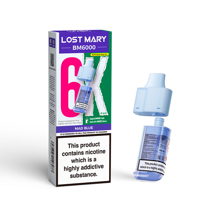 Lost Mary BM6000 Mad Blue Prefilled Pod