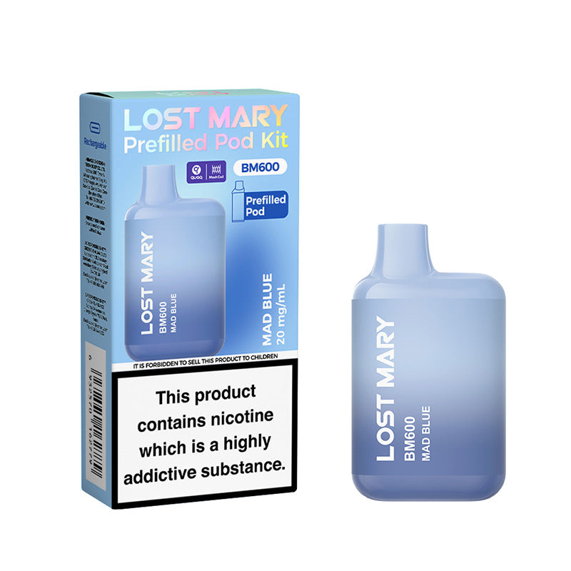 Lost Mary BM600 Mad Blue Prefilled Pod Kit