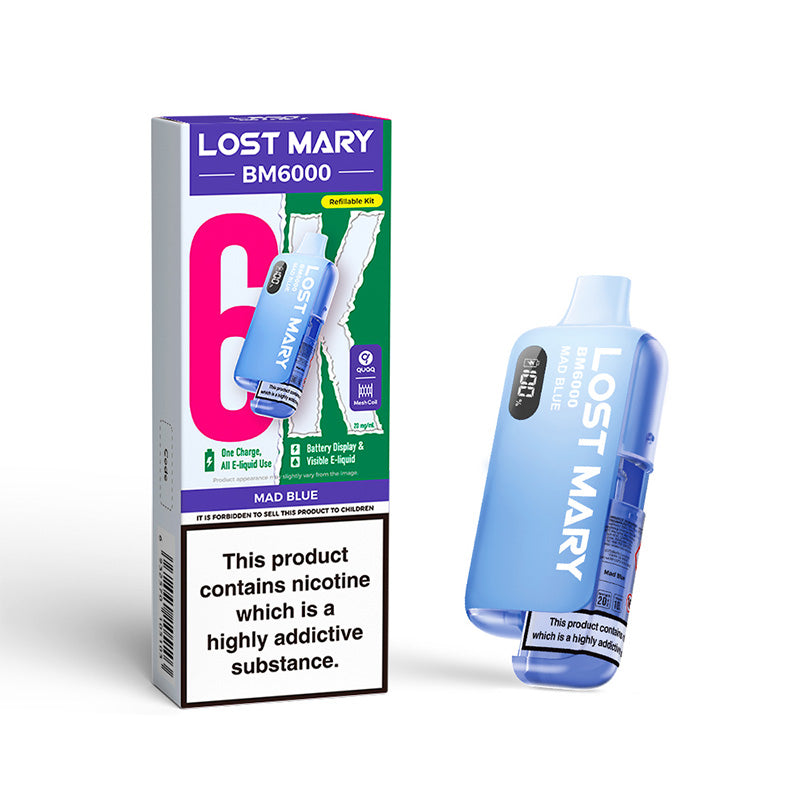 Lost Mary BM6000 Mad Blue Prefilled Pod Kit