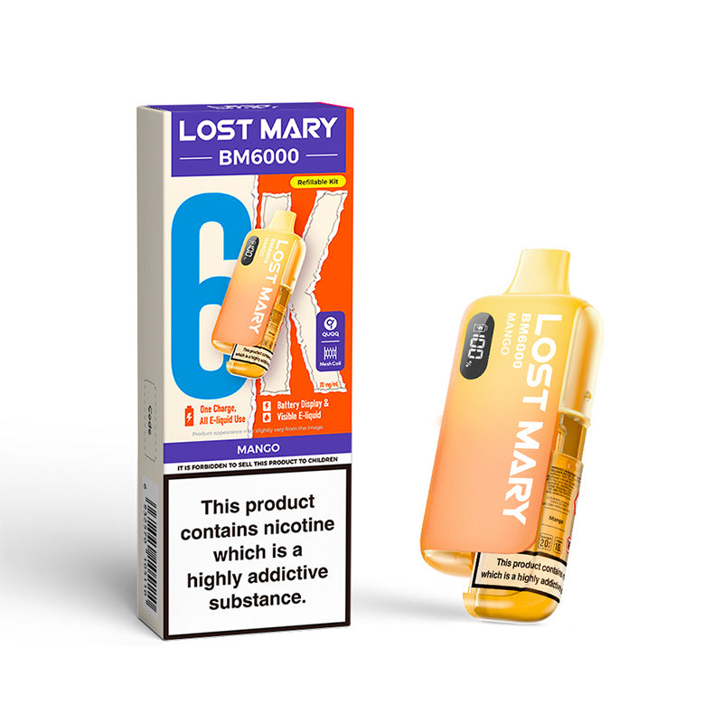 Lost Mary BM6000 Mango Prefilled Pod Kit