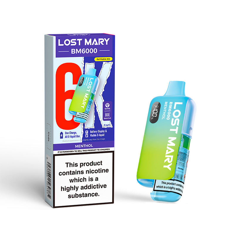 Lost Mary BM6000 Menthol Prefilled Pod Kit