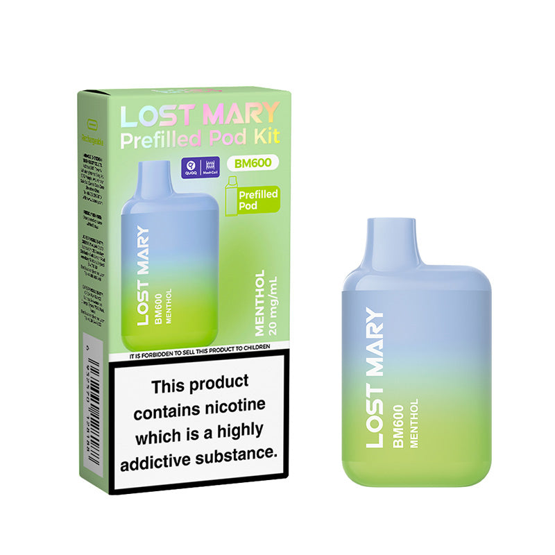 Lost Mary BM600 Menthol Prefilled Pod Kit