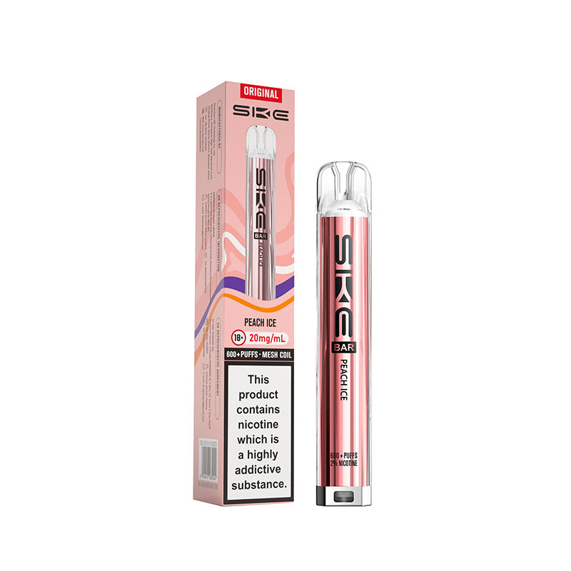SKE Bar 600 Peach Ice Prefilled Pod Kit