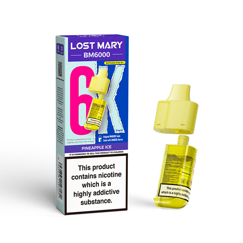 Lost Mary BM6000 Pineapple Ice Prefilled Pod