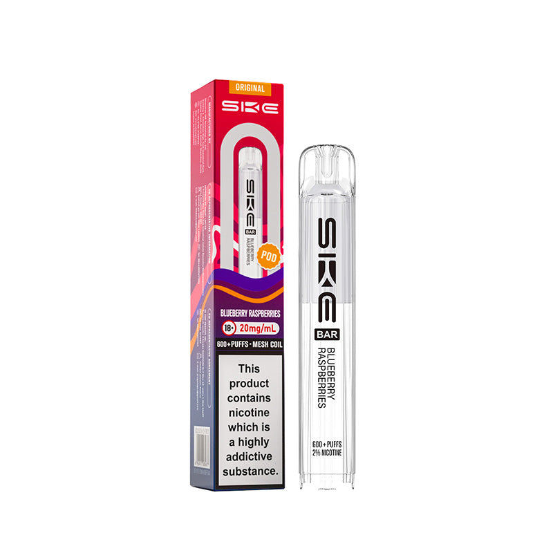 SKE Bar 600 Blueberry Raspberries Prefilled Pod