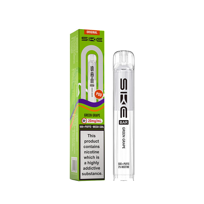 SKE Bar 600 Green Grape Prefilled Pod