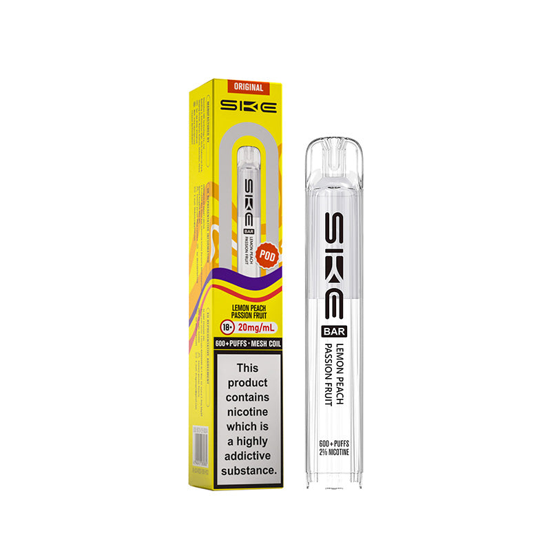 SKE Bar 600 Lemon Peach Passion Fruit Prefilled Pod
