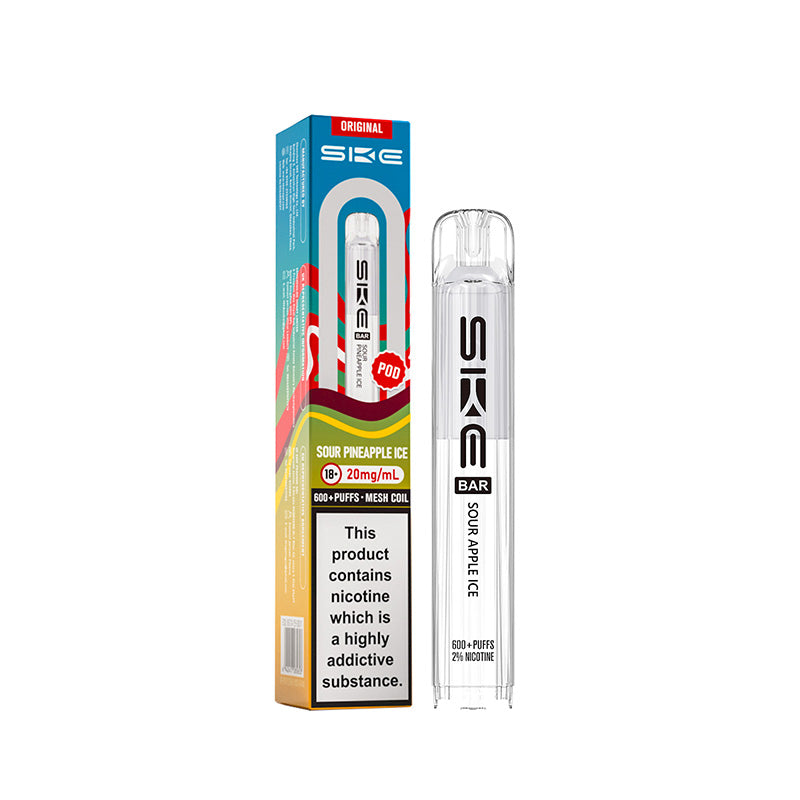 SKE Bar 600 Sour Pineapple Ice Prefilled Pod