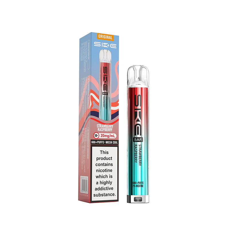 SKE Bar 600 Strawberry Raspberry Prefilled Pod Kit