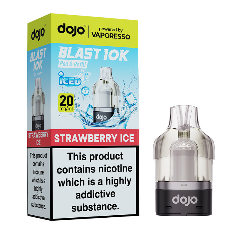 Vaporesso Dojo Blast 10K Strawberry Ice Prefilled Pod