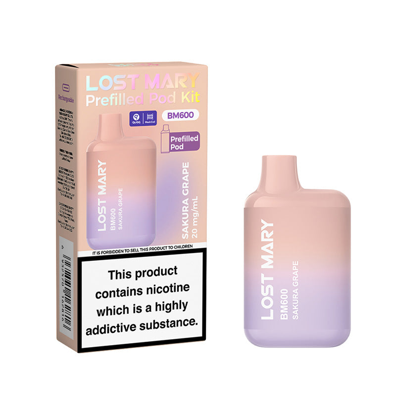 Lost Mary BM600 Sakura Grape Prefilled Pod Kit