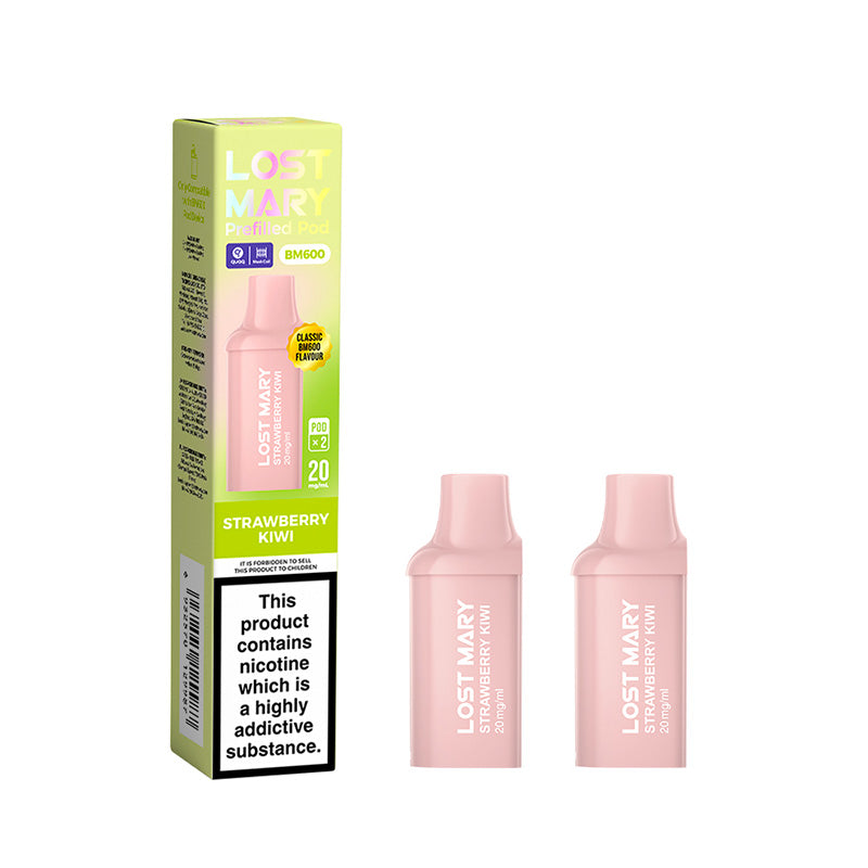 Lost Mary BM600 Strawberry Kiwi Prefilled Pods 2 Pack