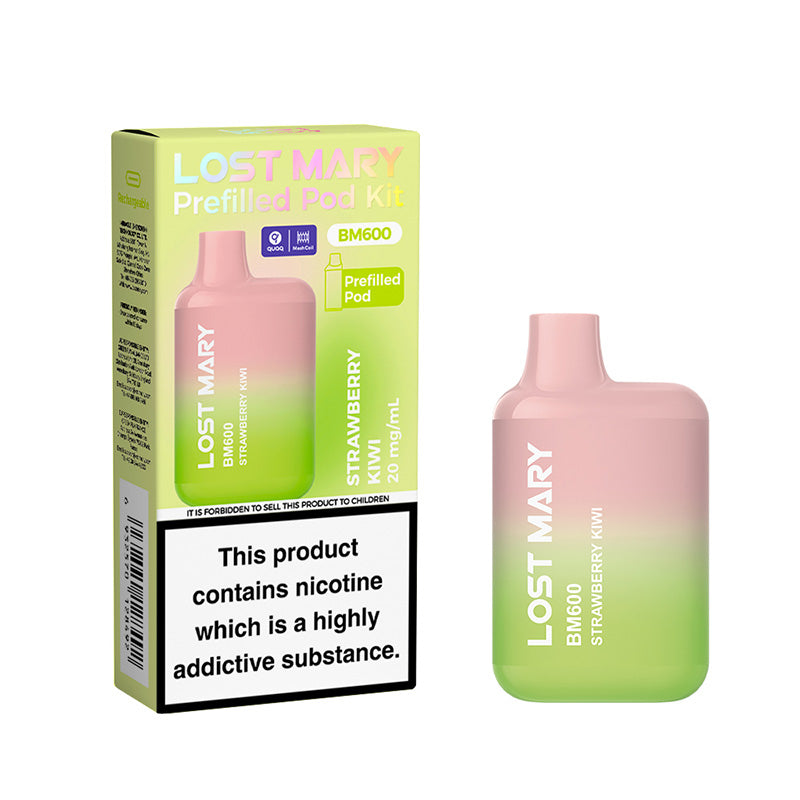 Lost Mary BM600 Strawberry Kiwi Prefilled Pod Kit