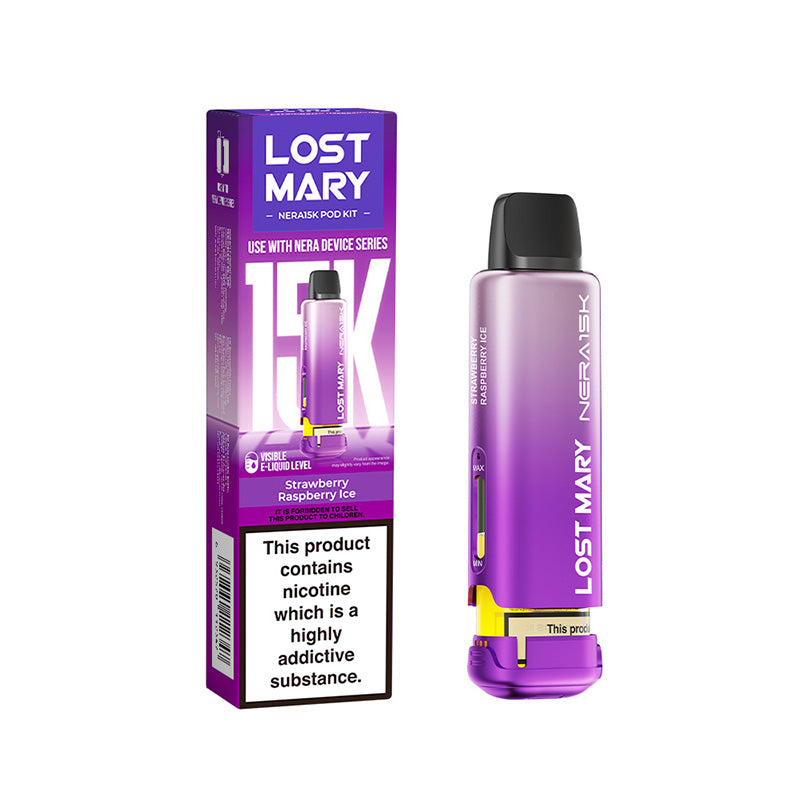 Lost Mary NERA 15K Strawberry Raspberry Ice Prefilled Pod