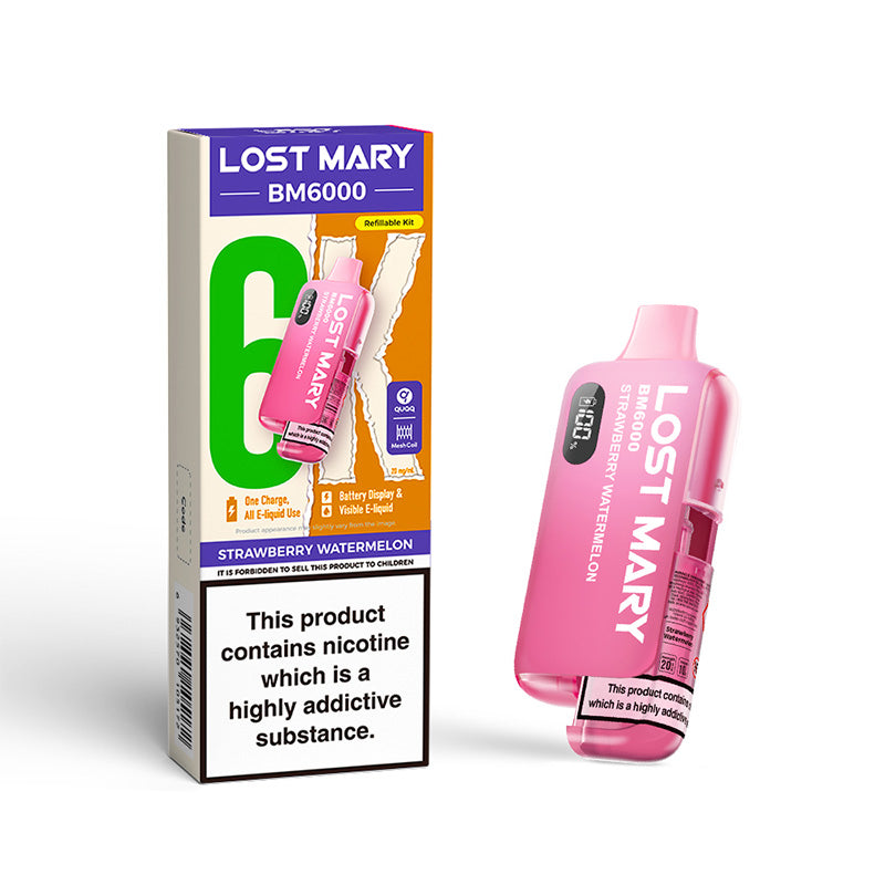 Lost Mary BM6000 Strawberry Watermelon Prefilled Pod Kit
