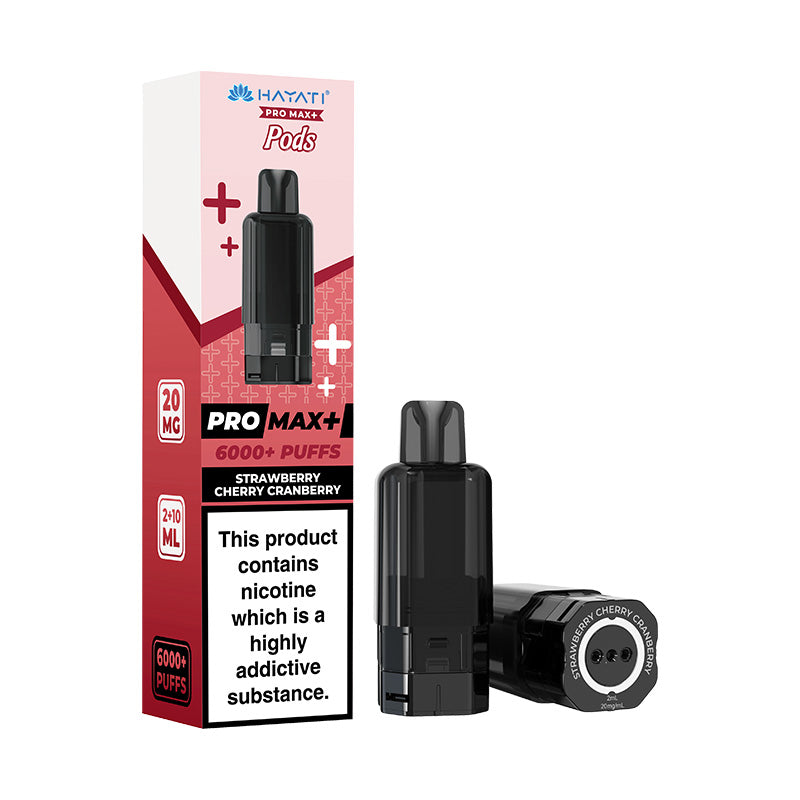 Hayati Pro Max Strawberry Cherry Cranberry Prefilled Pod