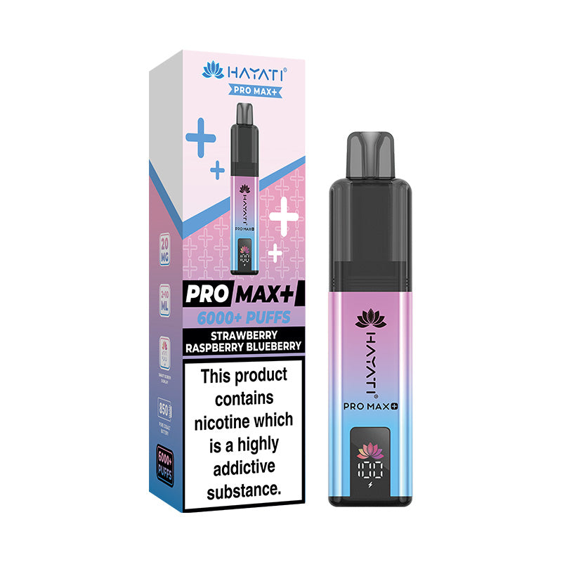 Hayati Pro Max 6K Strawberry Raspberry Blueberry Prefilled Pod Kit