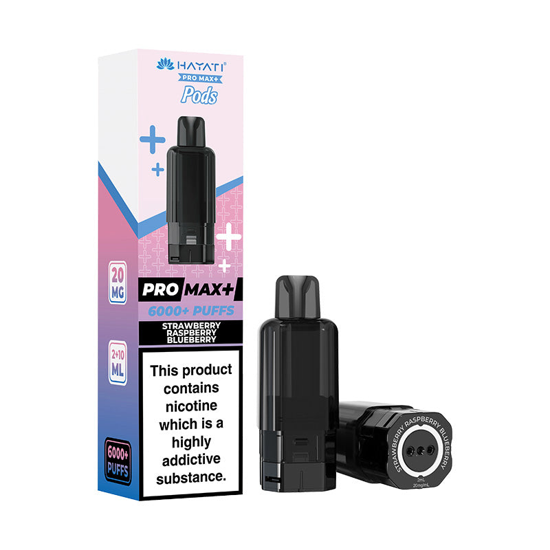Hayati Pro Max Strawberry Raspberry Blueberry Prefilled Pod
